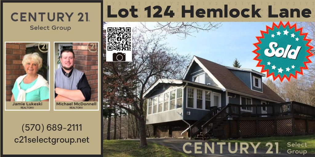 SOLD! Lot 124 Hemlock Lane Pocono Springs Estates